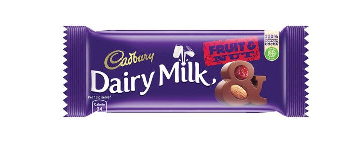Cadbury Dairy Milk Fruit & Nut Chocolate Bar 36 g