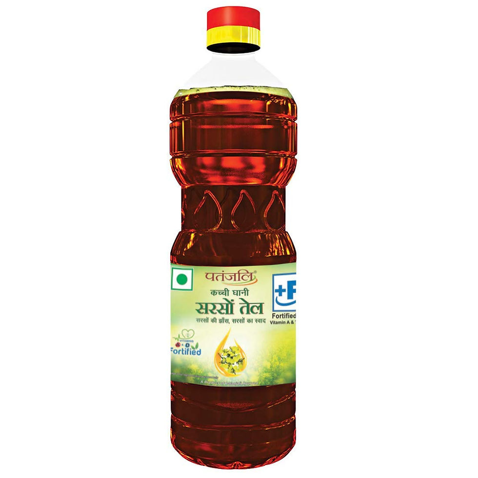 Thumbnail: Patanjali Mustard Oil 1L (Fortified)