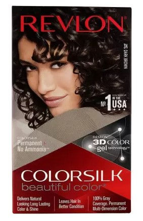 Revlon Colorsilk Keratin Hair color women,Dark brown 3N (40ml + 40ml)
