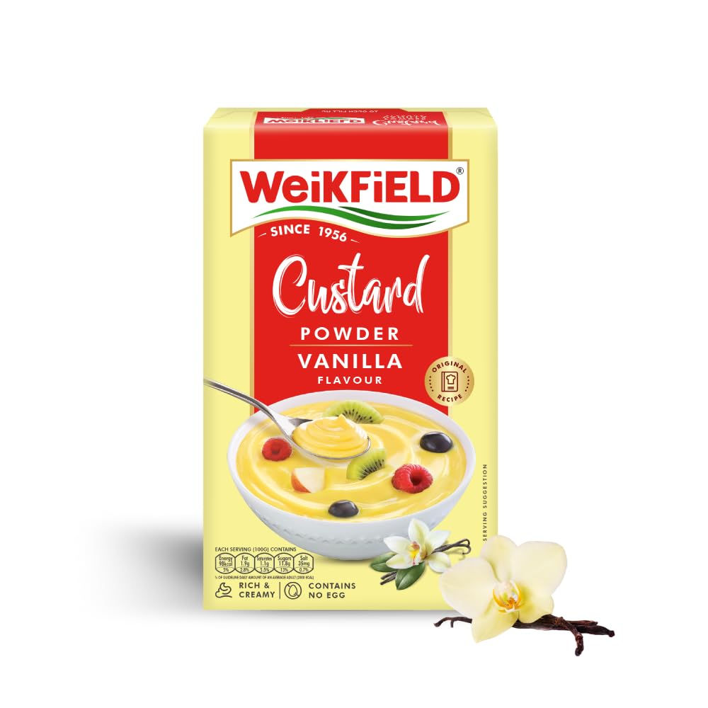 Weikfield Custard Powder - Vanilla, 100g