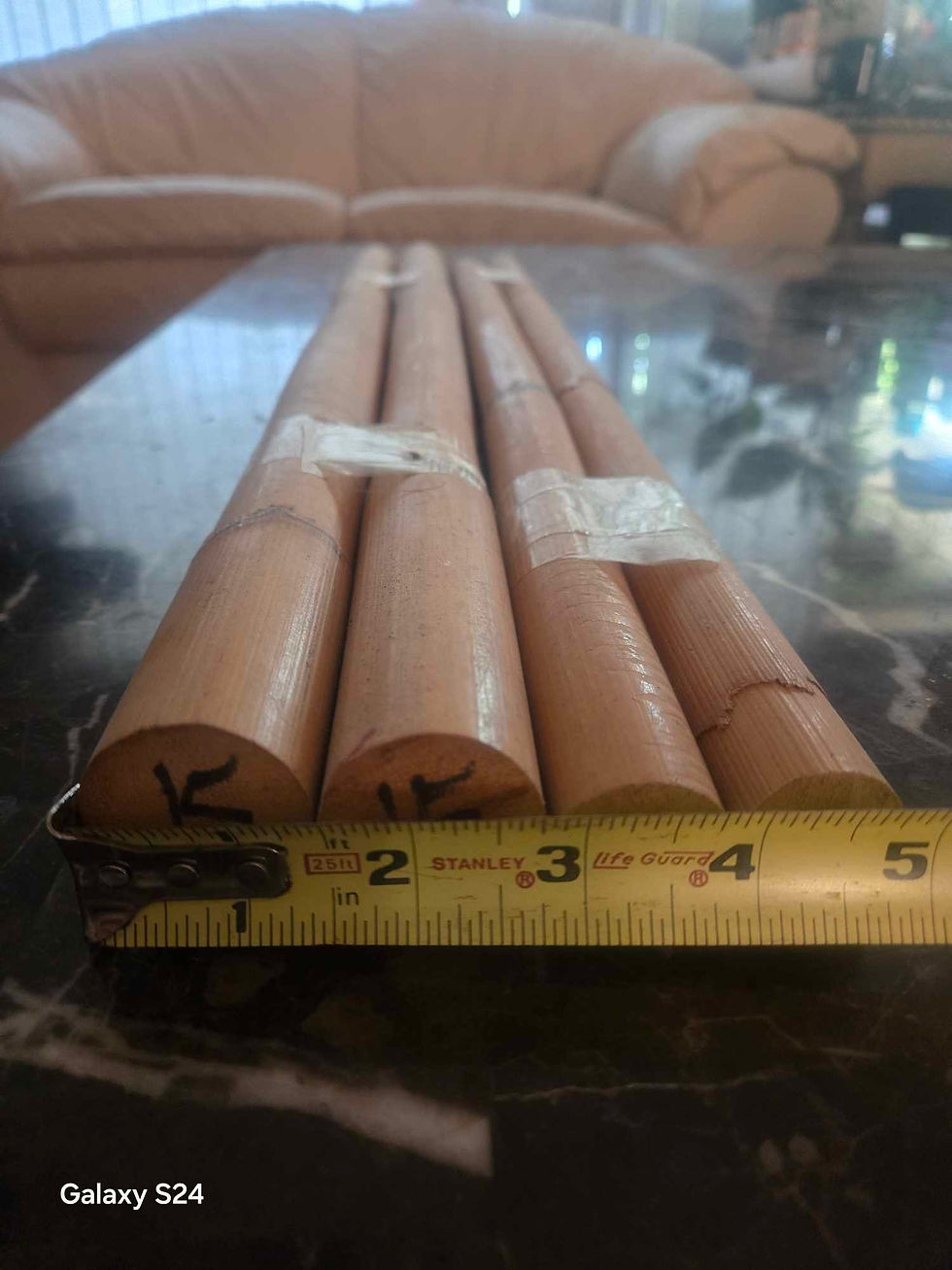 Thumbnail: Serrada 24-1/2 inches Solid sticks 1" to 1-1/2" diameter