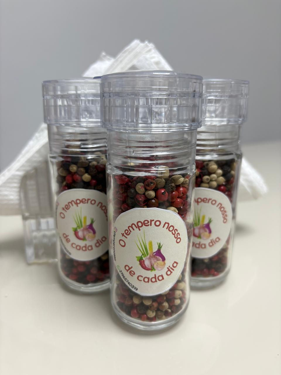 Moedor com tempero gourmet