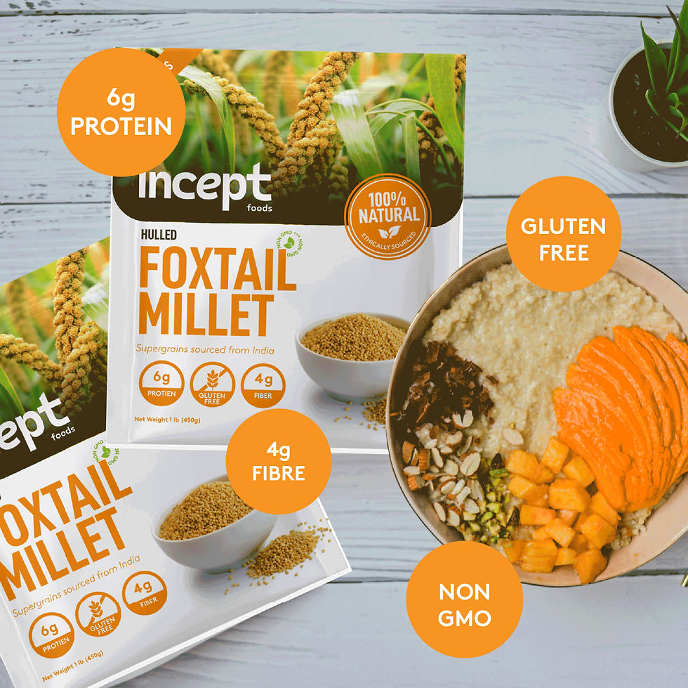 Thumbnail: Organic Hulled Millets (Foxtail Millets)