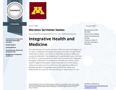Integrative Health Specialization