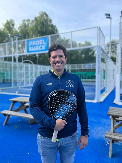 Jose Daureo a padel coach at Waltham Abbey