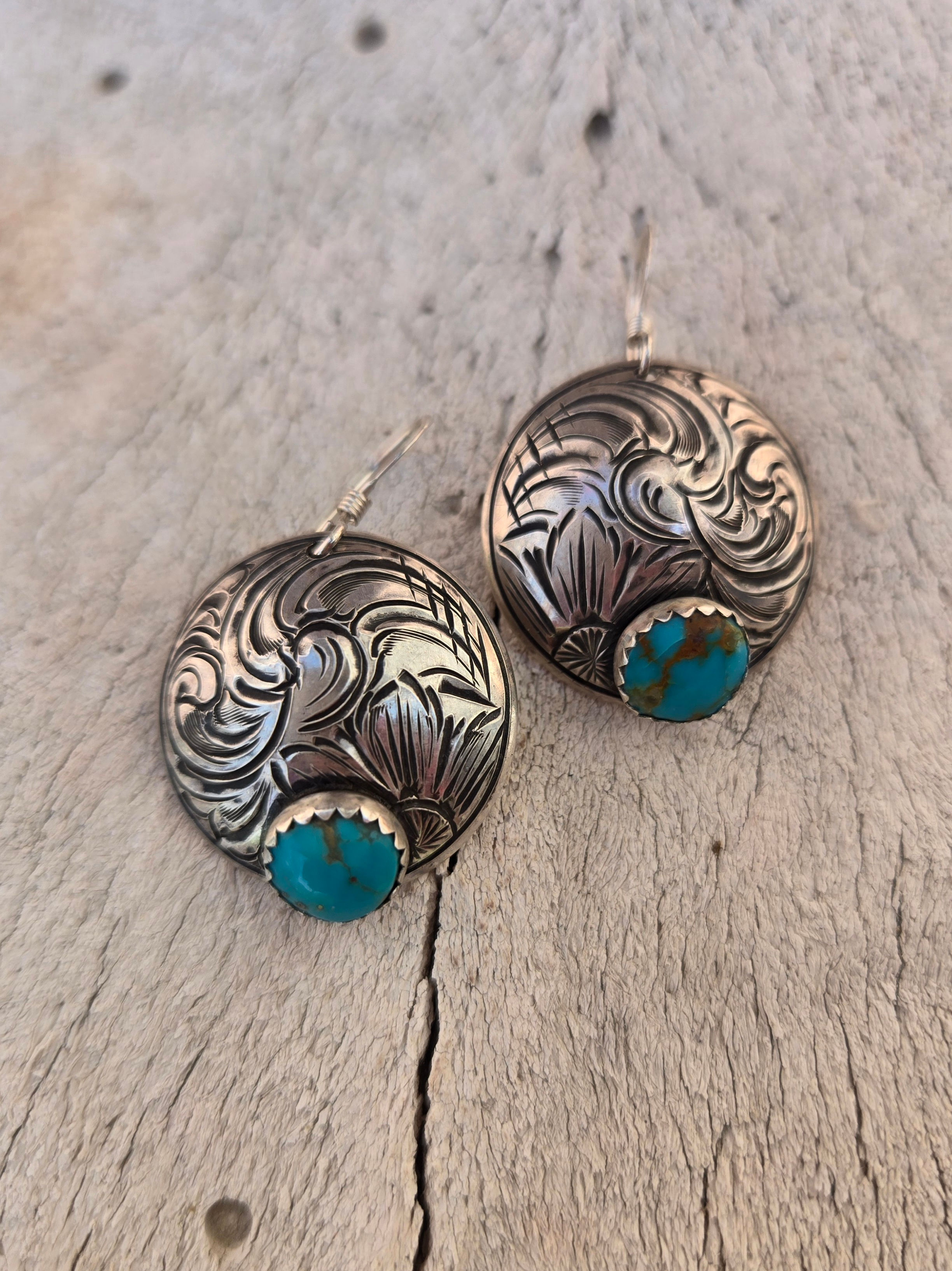 Red mountain earrings 