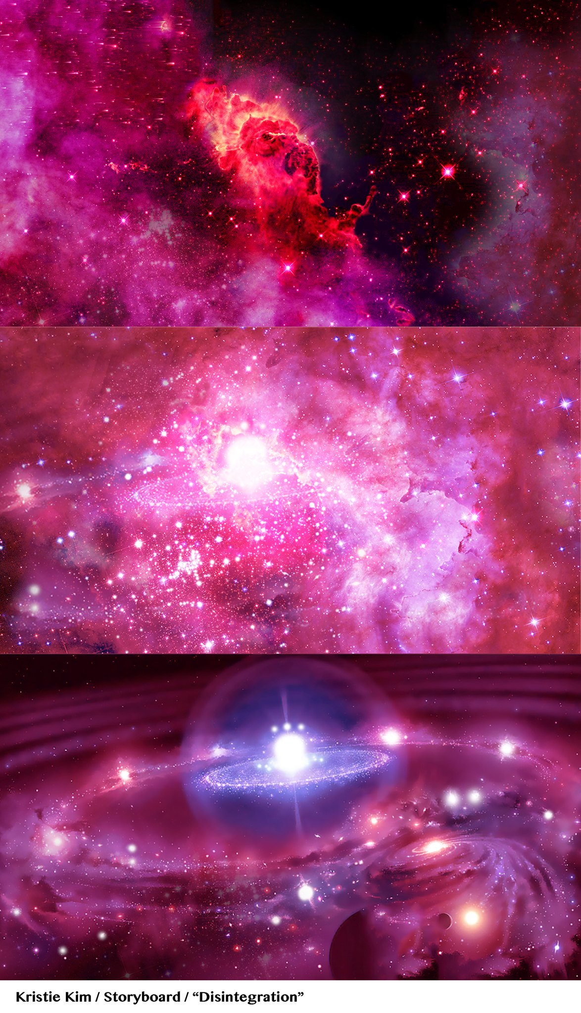 Disintegration: Birth of a Star