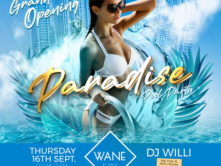 Paradise Pool Party Every Thursday at Wane By Somiya Located On 4th Floor Of Address Dubai Marina