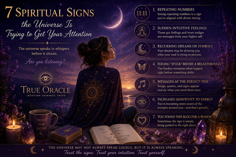 7 Spiritual Signs the Universe Is Trying to Get Your Attention