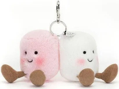 Jellycat Amuseables Pair of Marshmallows Bag Charm