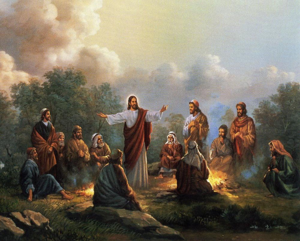 Jesús predicando