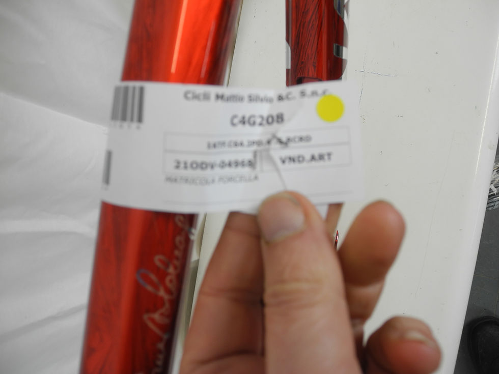 Thumbnail: 'Frozen' Red Colnago C64 frameset, brand-new-in-box, 45 / S