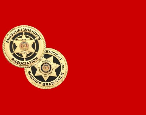 Pièce de défi de l'Association des shérifs du Missouri