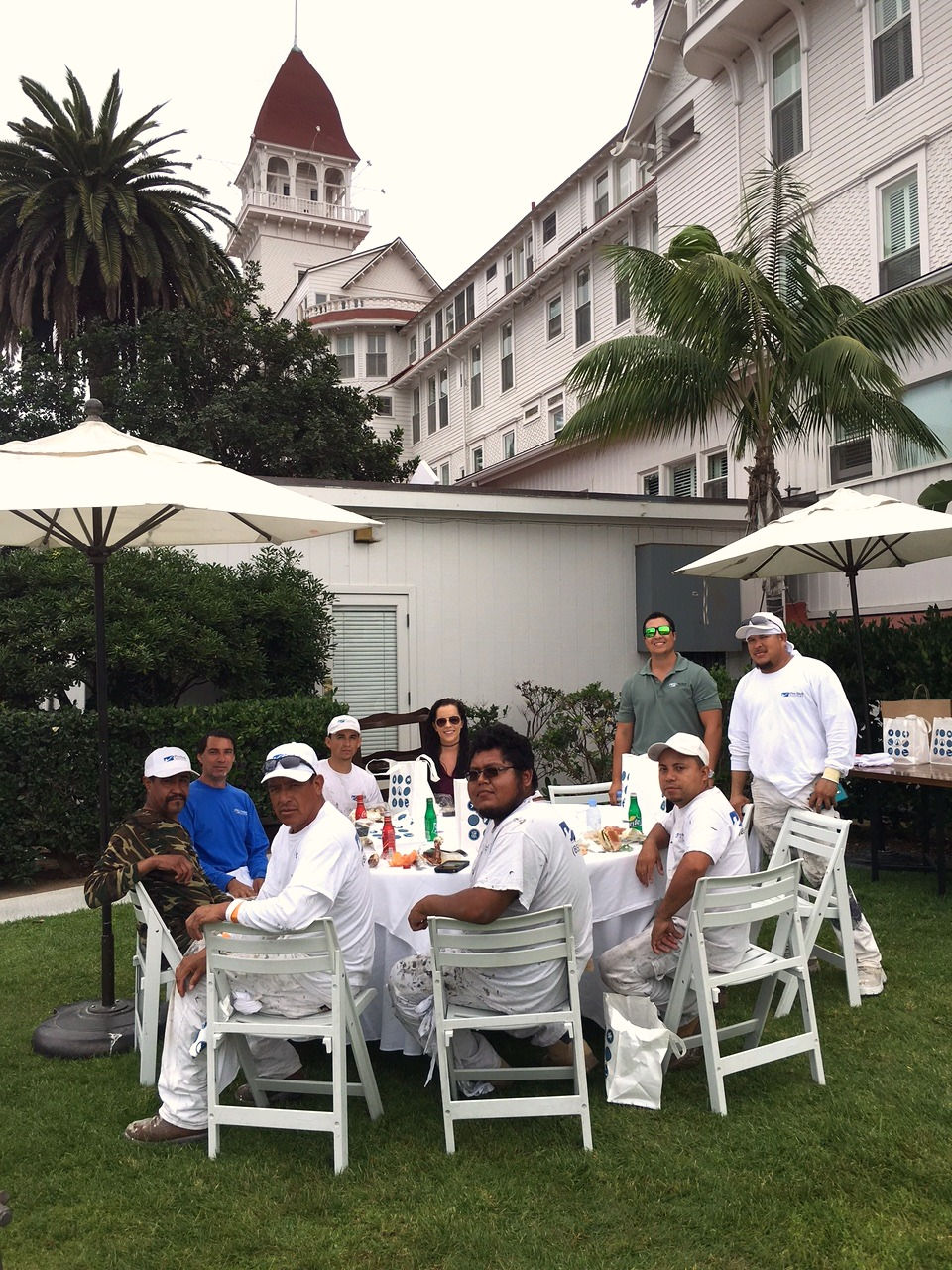 Hotel Del Coronado Lunch for Our Crew