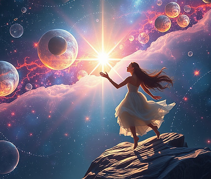 Quantum leap, space stars, love awakening elegant shooting colour.jpg