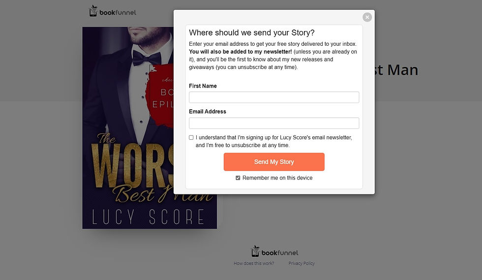 Thumbnail: The Worst Best Man by Lucy Score