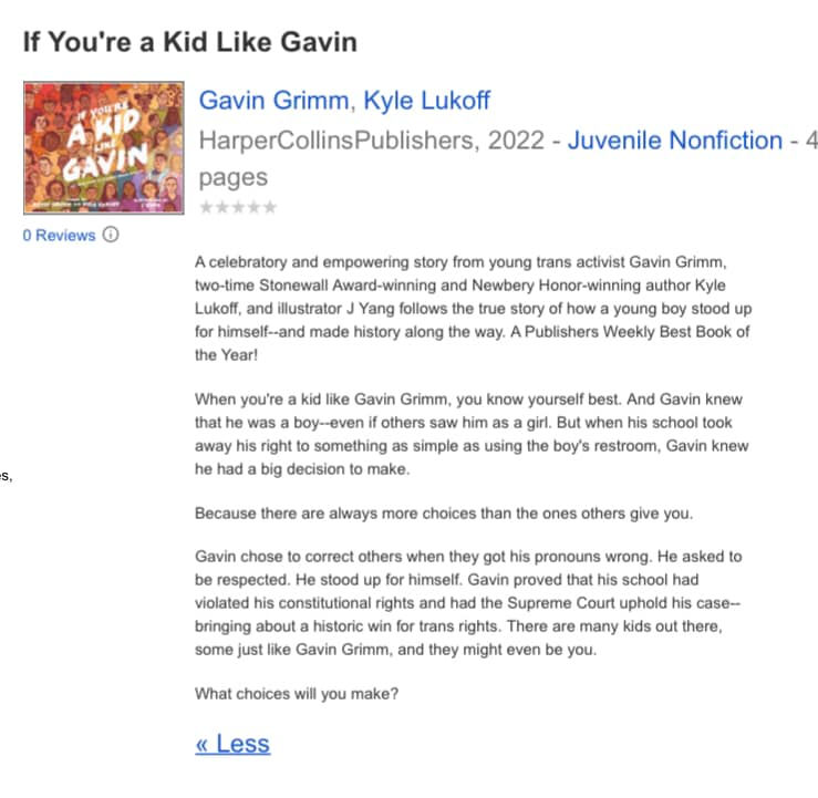 Thumbnail: If You're a Kid Like Gavin by Gavin Grimm