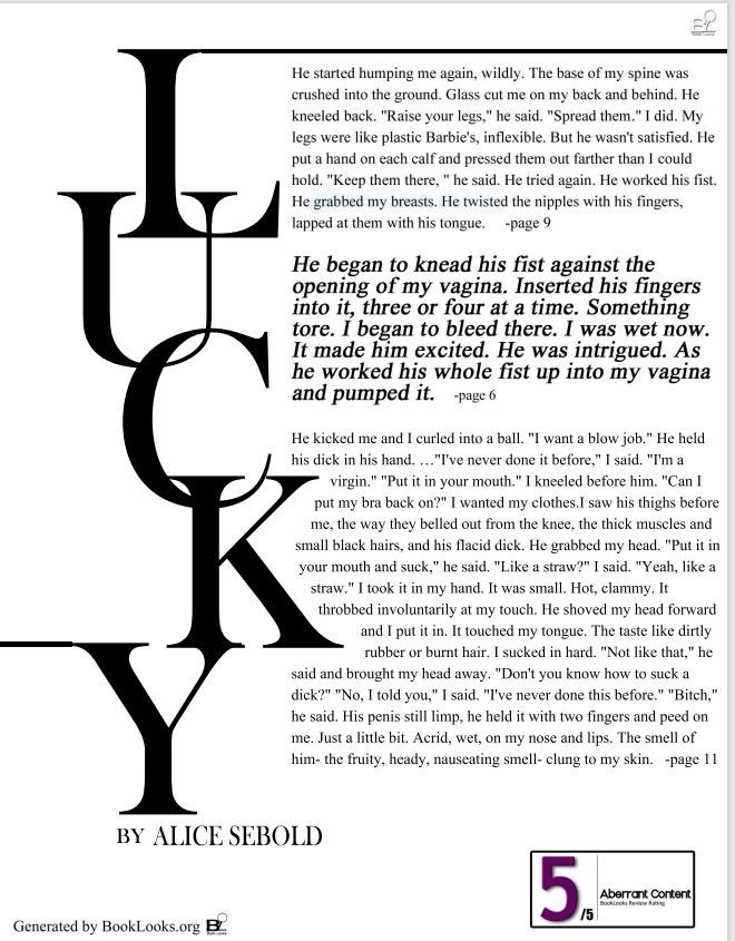 Thumbnail: Lucky by Alice Sebold