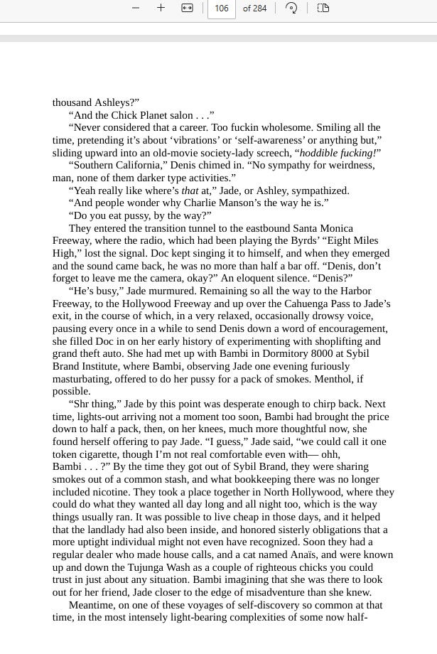 Thumbnail: Inherent Vice by Thomas Pynchon