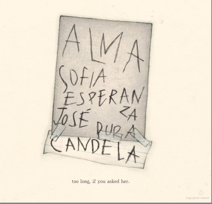 Thumbnail: Alma and How She Got Her Name by Juana Martinez-Neal