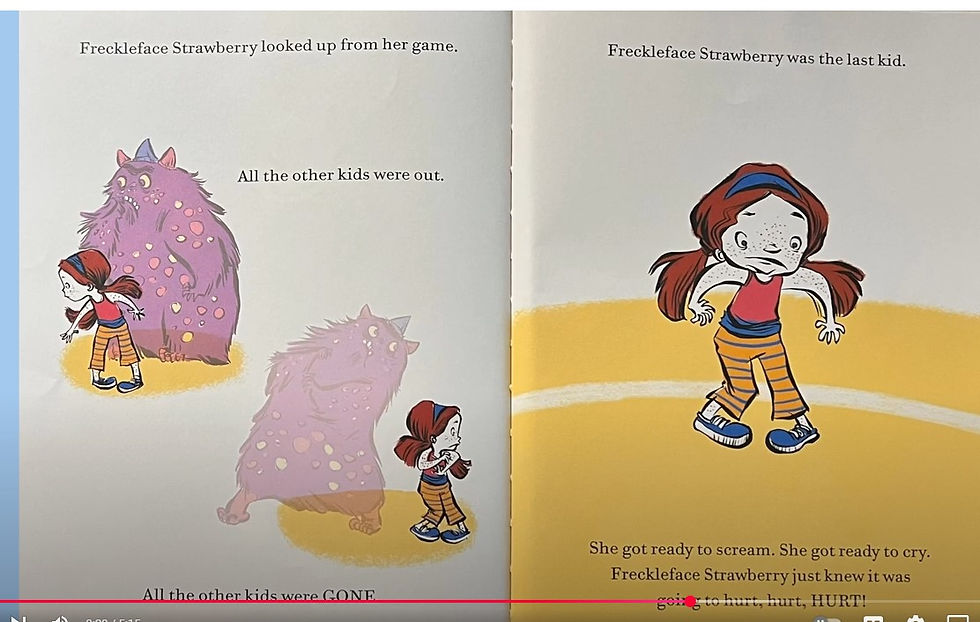 Thumbnail: Freckleface Strawberry and the Dodgeball Bully by Julianne Moore