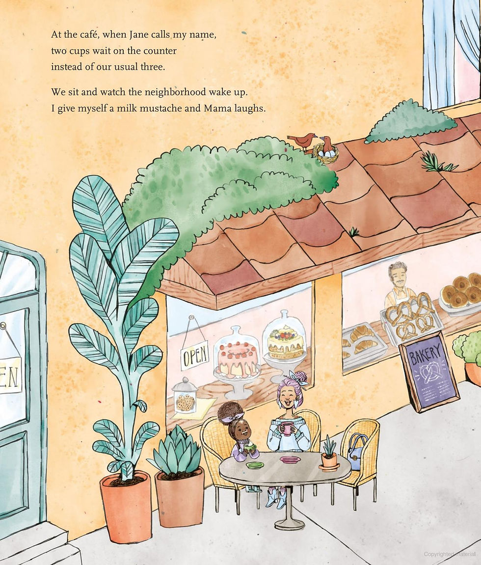 Thumbnail: Mama and Mommy and Me in the Middle by Nina LaCour