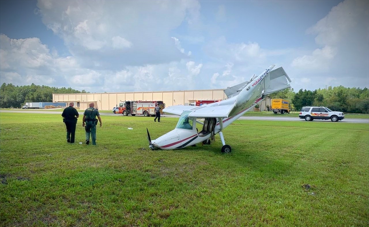 Airplane Crash at Wesley Chapel Airport