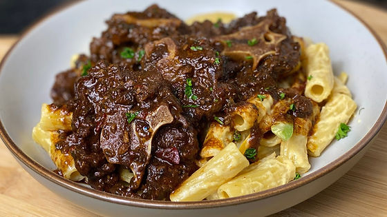 Rasta Pasta w/Oxtails