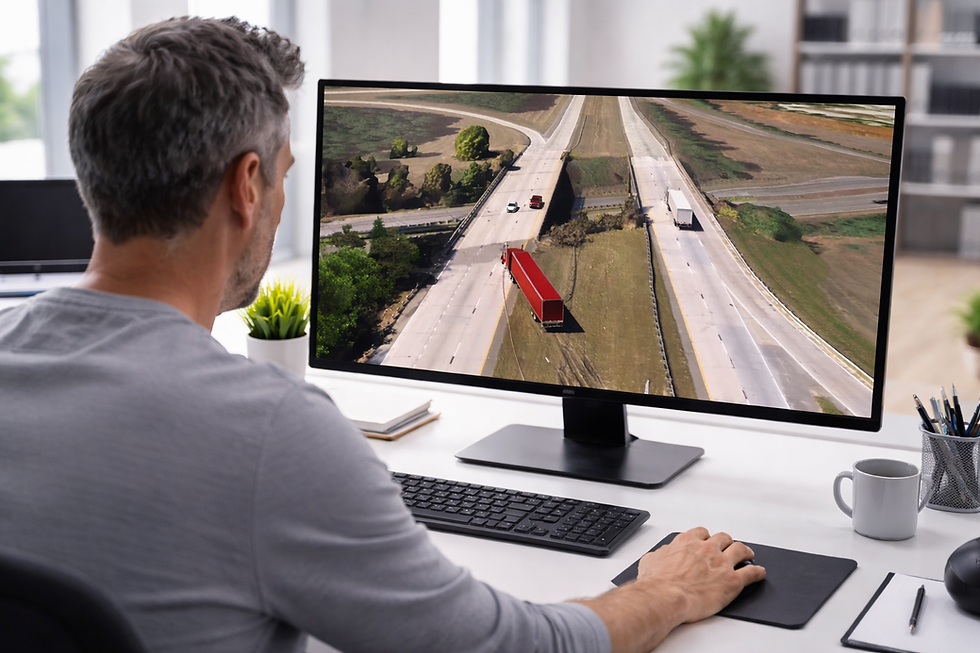 Man monitoring highway accident on computer.png