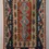 Thumbnail: 2x3 Geometric Patterned Turkish Kilim Rug,Hand-finished Tassels,