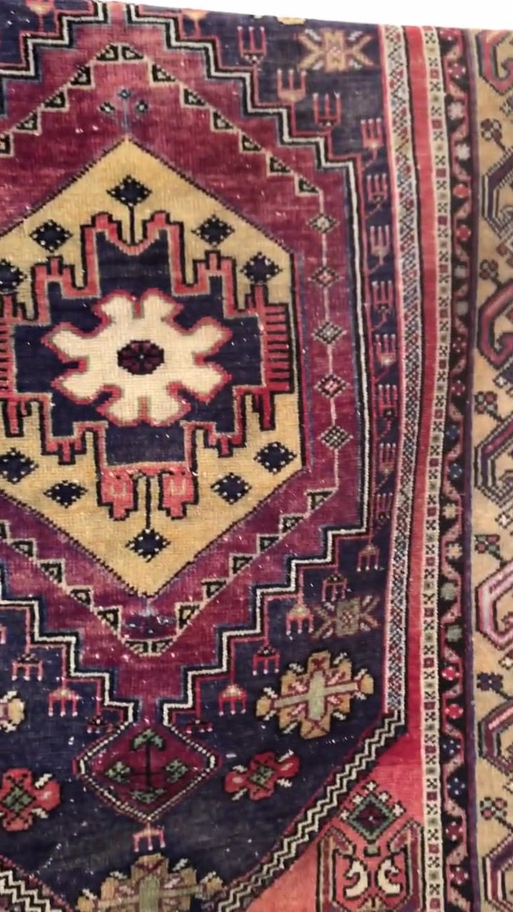 Thumbnail: 3x9 Handmade Anatolian Wool Runner Rug, Vintage Turkish Runner Rug, Home Decor
