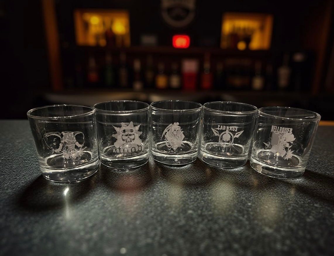 Engraved Whiskey Glasses