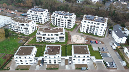 Quartier an der Oppenheimerstaße in Nieder-Olm vor der Fertigstellung