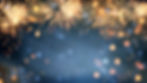 Gold and blue Fireworks and bokeh in New Year eve and copy space Abstract background holid
