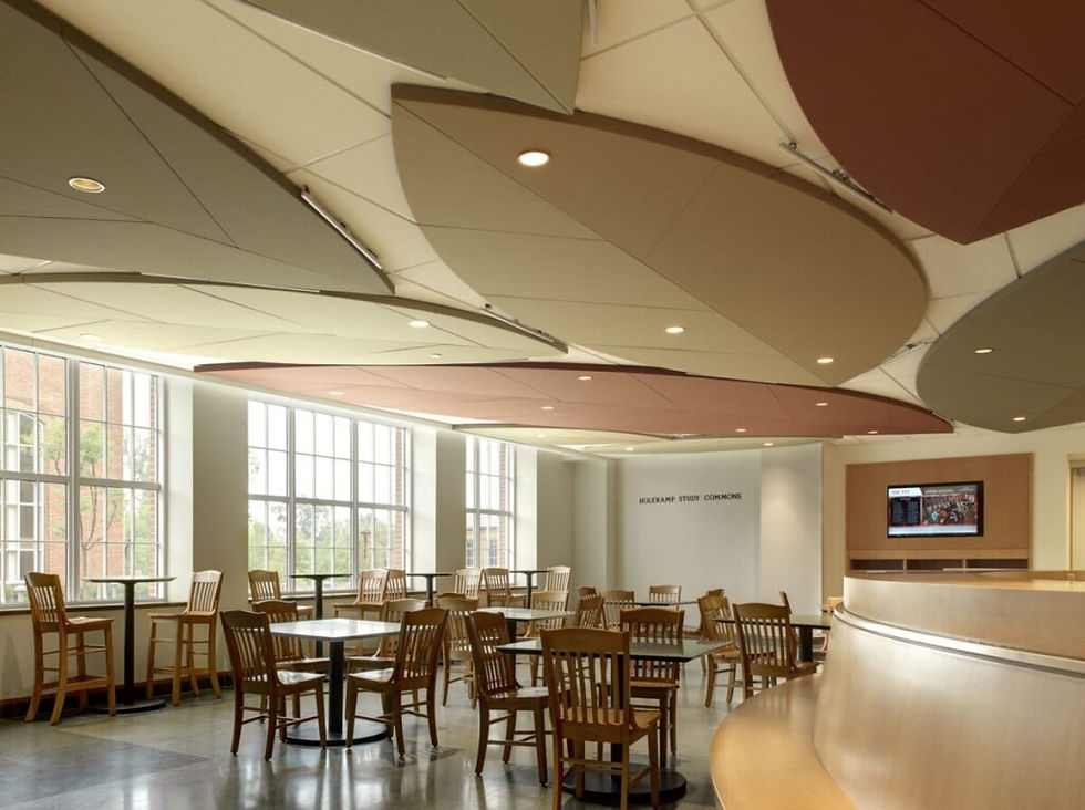 CCRC RCFE Leaf Pattern Acoustic Sound Absorb Panels