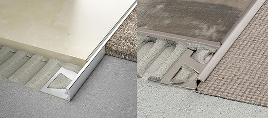 CCRC RCFE ADA flush transition strip.