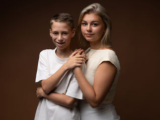 Kinderen op een portretfoto