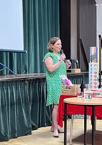 Eve Cale at the Wiltshire Federation WI Speakers day in September 2023.