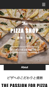 すべて website templates – ピザレストラン