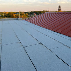 Rooftop of a house