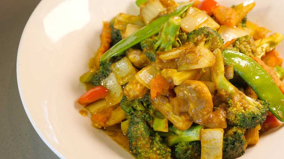 Arranged Food and Objects