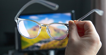 UV coated glasss