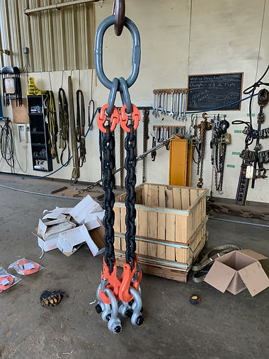 A picture showcasing chain hardware