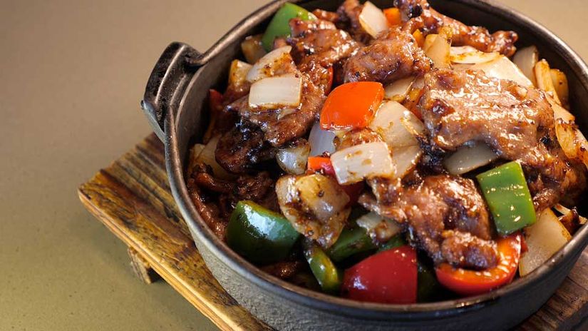 Arranged Food and Objects