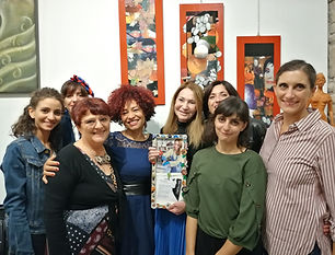 la prima donna arte 2019, dell'associazione Il Tempo delle Donne