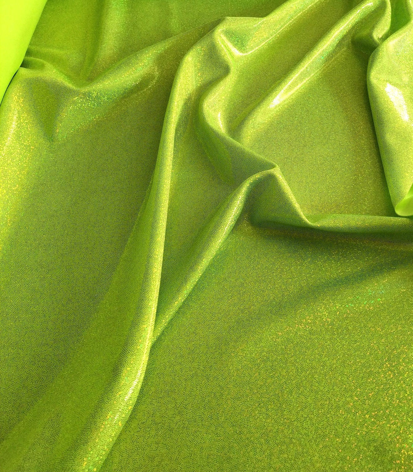 Holograma verde flúor