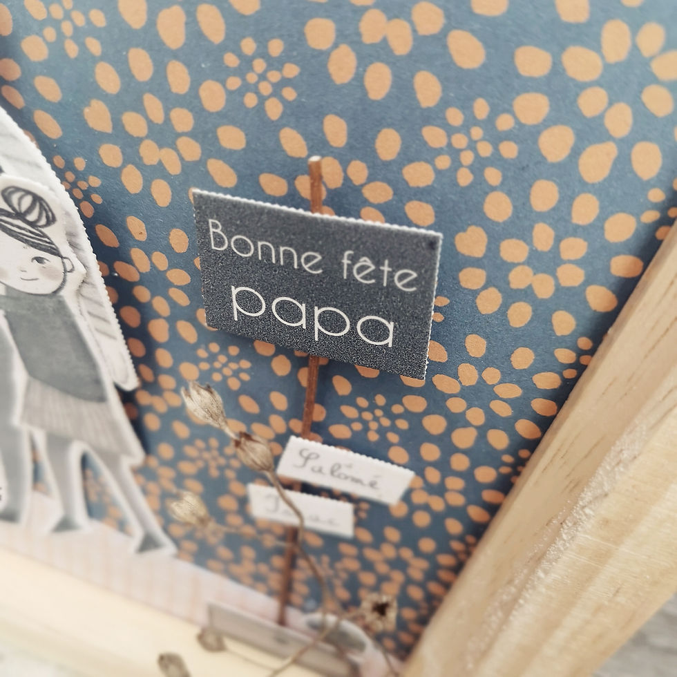 Miniature : Cadre poétique papa 