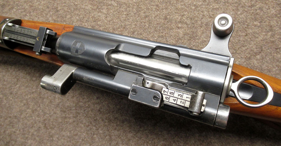 Miniatura: AB-96 carabina W+F mod. K31/43 cal. 7.5mm GP11