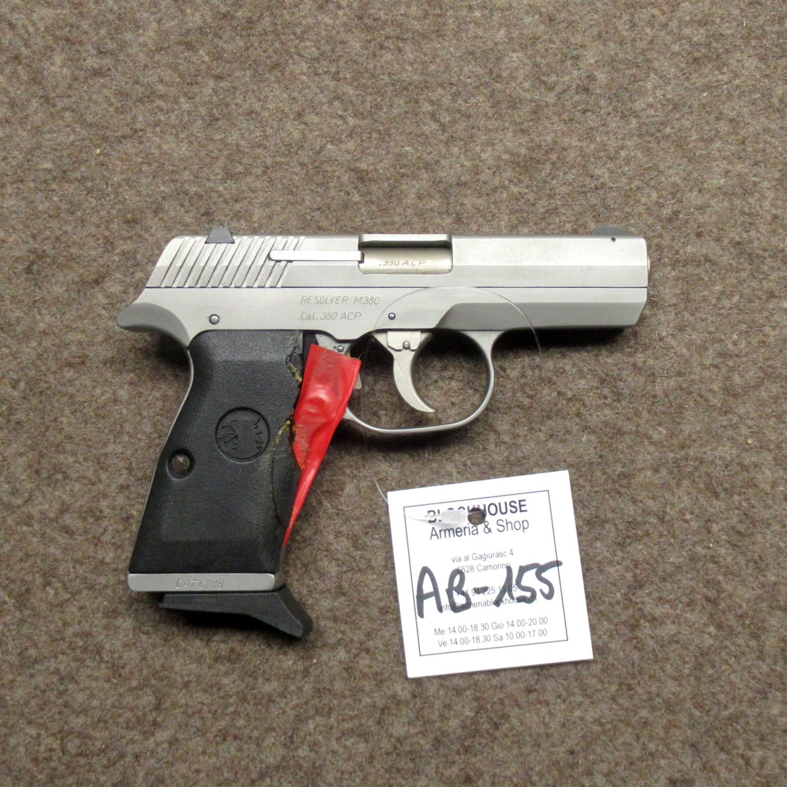 AB-155 pistola SITES mod. Resolver M380 cal. 9mm Corto