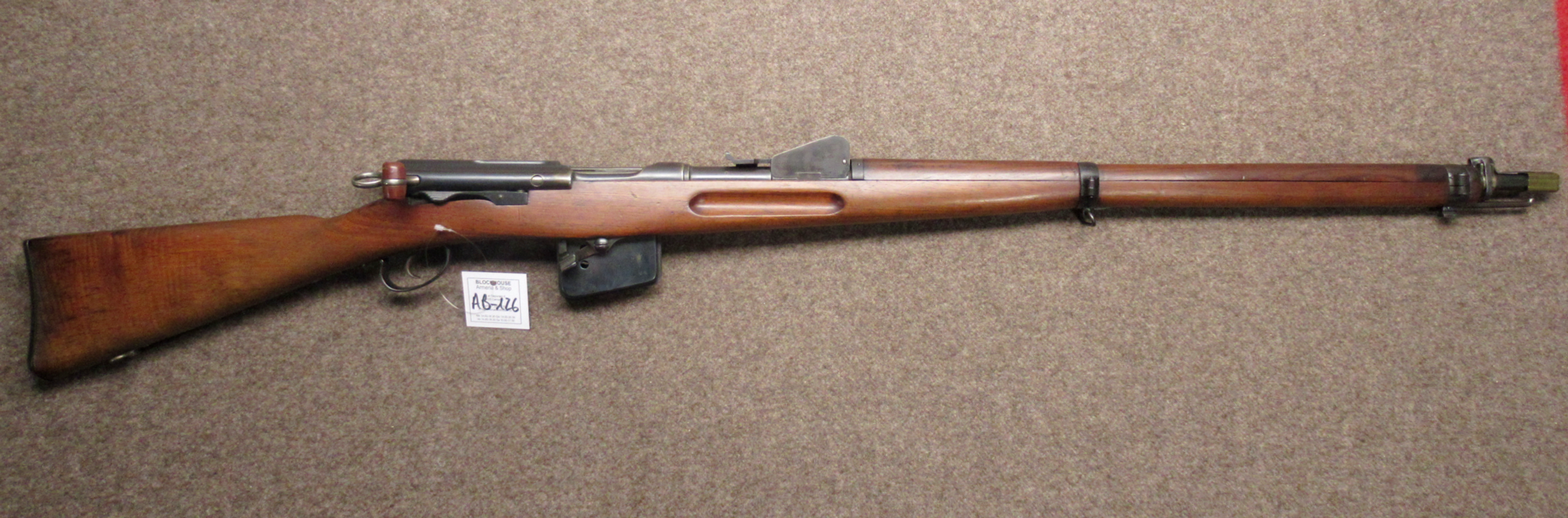 AB-126 carabina W+F mod. 1889 cal. 7.5x53.5